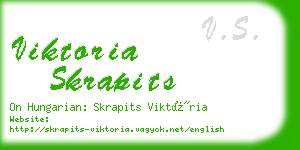 viktoria skrapits business card